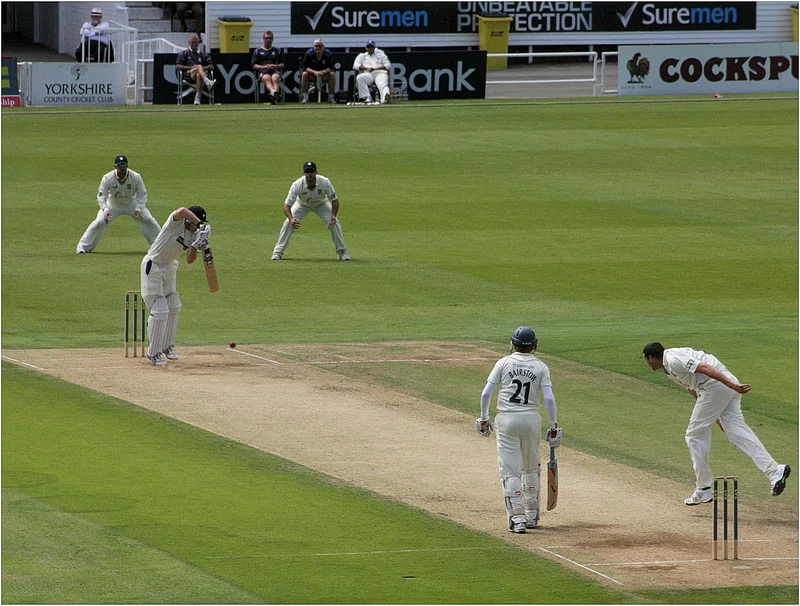 Historic cricket image